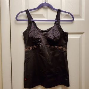 Ruby Ribbon Lace Full Support Cami Size 40